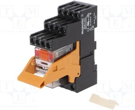 8921060000, Electromechanical Relay 230VAC 19.465Ohm 6A 4PDT(78.3x27.2x77)mm Plug-In Relay