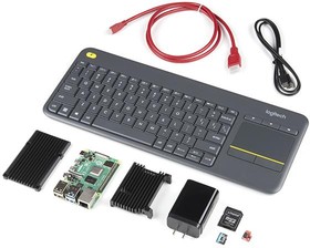 KIT-16812, Embedded Box Computers Raspberry Pi 4 Desktop Kit - 8GB