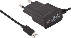 Фото 1/2 Блок питания (сетевой адаптер) LP Micro USB 2,1A черный, коробка