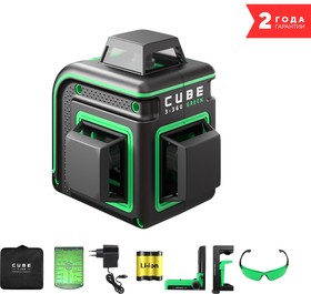 Фото 1/5 Лазерный уровень ADA CUBE 3-360 GREEN Home Еdition (Online product)