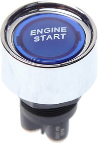 ENGINE STARTси, Выключатель кнопка 12V 50А ENGINE START без фиксации синяя
