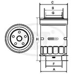 Фильтр топливный SCT ST306