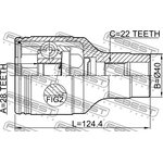 0711-RM415RH, Шрус внутренний правый 28x40x22