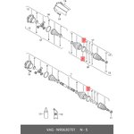 N90630701, Хомут манжеты шруса 102,5х10х1-