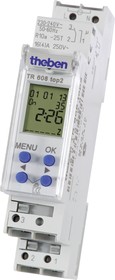 Фото 1/3 TR608 top2 S, Digital DIN Rail Time Switch 230 V ac, 1-Channel