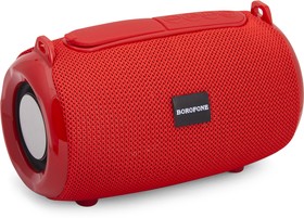 Фото 1/7 Bluetooth колонка BOROFONE BR4 Horizon Sports BT 5.0, 5W, AUX/microSD/USB/FM (красный)