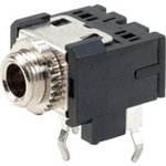 SJ1-3545, Phone Connectors 3.5 mm, Stereo, Right Angle, Through Hole ...