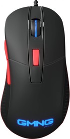 Фото 1/8 Мышь GMNG 720GM, игровая, оптическая, проводная, USB, черный и красный [1620711]