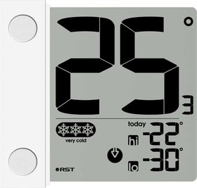 01291, Термометр цифровой оконный, RST | купить в розницу и оптом