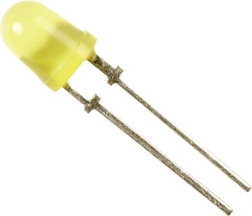 АЛ307ЕМ, Светодиод желтый 50° d=5мм 1.5мКд 590нМ | купить в розницу и оптом