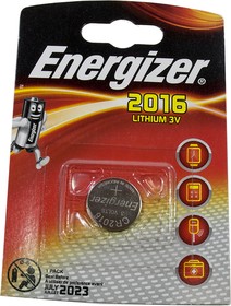CR2016 ENRGIZER, батарейка Lithium CR2016 1шт 3V