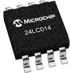 24LC014-I/SN, EEPROM Serial-I2C 1K-bit 128 x 8 3.3V/5V 8-Pin SOIC N Tube