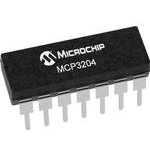 MCP3204-BI/P, Analog to Digital Converters - ADC 12-bit SPI 4 Chl