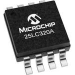 25LC320A-I/MS, Память EEPROM, SPI, 4Кx8бит, 2,5-5,5В, 10МГц, MSOP8