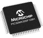 PIC32MX320F128H-80I/PT, 32-bit Microcontrollers - MCU 128 KB Flash 16KBRAM 80 MHz 10-B ADC