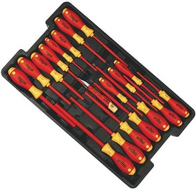 32095, Insulated Screwdrivers In Tray 19 Piece Set