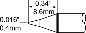 Фото 1/3 SFP-CN04, Tip; conical; 0.4mm; 421°C; for soldering station