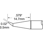 SFP-CNB05, Soldering Irons Conical Cartridge Bent 0.5mm (.02in)