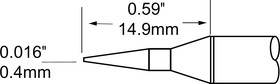 Фото 1/3 SFP-CNL04, Tip; conical,elongated; 0.4mm; 421°C; for soldering station