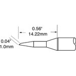 SFP-BVL10, Soldering Irons Bevel Cartridge 60deg 1.0mm (.04in)