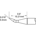 SCP-CNB04, Soldering Irons Cartridge Conical Bent 0.4mm (0.016in)