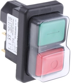 Фото 1/2 306P202.04, 3000 Series Push Button Switch, Momentary, DPDT, IP65