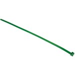 111-12001 T120R(E)-PA66-GN, Cable Tie, 380mm x 7.6 mm, Green Polyamide 6.6 ...