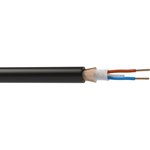 Цифровой кабель WMX24100FP 100 м, 24 AWG DMX-AES, 0.23 мм2, диаметр 12мм, экран, медь, 20x0.12мм, черный, бухта 139516