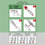 Комплект щёток стеклоочистителя hybrid 2 шт, 60/45 см, адаптер top lock 2 шт 020330