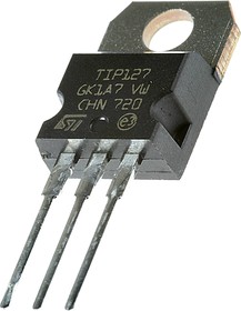TIP127, Транзистор PNP Darlington 100В 5А 65Вт [TO-220]
