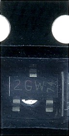 Фото 1/4 BC850C,215, Транзистор NPN 45В 0.1А [SOT-23-3]