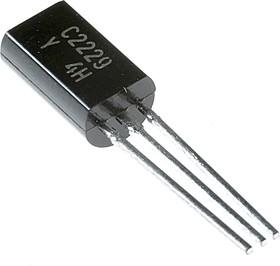 2SC2229, Транзистор NPN 200В 0.05A 0.8Вт 120МГц [TO-92MOD]