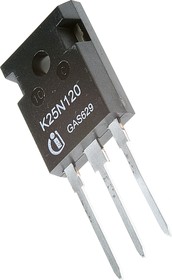 Фото 1/2 SKW25N120FKSA1 (K25N120), Транзистор IGBT 1200В 25А 313Вт [TO-247]