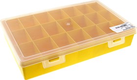 28-21, Коробка, органайзер 285х185х52, 21 ячейка (цветной в ассортименте)