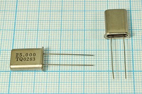 Кварцевый резонатор 25000 кГц, корпус HC43U, S, 3 гармоника, (25.000 TQ0283)