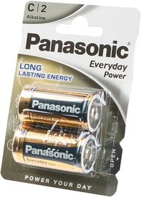 Panasonic Everyday Power LR14EPS/2BP LR14 BL2, Элемент питания