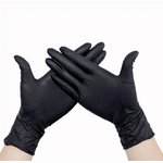 Перчатки нитриловые Black 100 шт./уп. размер L, 3740/L