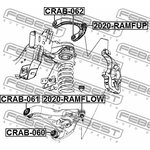 Опора шаровая верхняя DODGE RAM IV 2009-2018 2020-RAMFUP