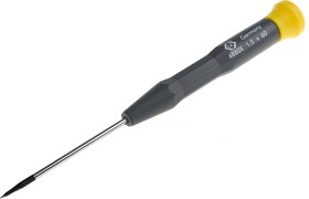 Фото 1/3 T4880X 15, Slotted Precision Screwdriver, 1.5 mm Tip, 60 mm Blade, 157 mm Overall