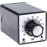 2BDE20SLP110VAC, Plug In Timer Relay, 110V ac, 2-Contact, 0.5 → 20s, 1-Function, DPDT