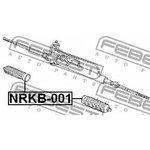 Пыльник р/рейки NISSAN ALMERA UK MAKE N16E 2000.02-2006.11 [EL] \ NRKB-001 FEBEST