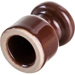 Изолятор ретро керамический коричневый, 50 шт RI-02202