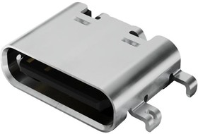 USB4500-03-0-A, USB CONN, 2.0 TYPE C, R/A RCPT, 16POS