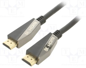 CG860-2, Cable; HDCP 2.2,HDMI 2.1; HDMI plug,both sides; PVC; 2m; black