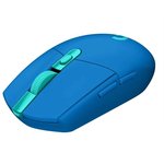 Мышь Logitech G304 Lightspeed синий оптическая (12000dpi) беспроводная USB (5but)