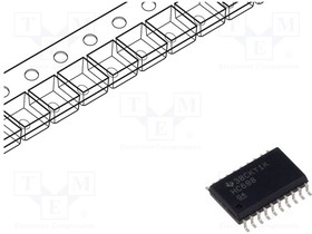 Фото 1/2 SN74HC688DWR, Identity Comparator 8-Bit Inverting 20-Pin SOIC T/R