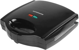 Фото 1/6 ASM422, Сэндвичница электрическая NORMANN ASM-422 (750Вт, 3-в-1 (4 треугольных ломтика, гриль, вафельница))