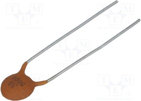 CC-39/500, Конденсатор керамический, 39пФ, 500В, SL, ±10%, THT, 5мм