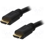 CH0054, Кабель, HDMI 1.4, вилка HDMI, с обеих сторон, 15м, черный