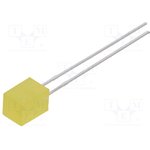 LL-553YD1E-2Y, LED; square; 5x5mm; yellow; 7?15mcd; 146°; Front: flat; 20mA